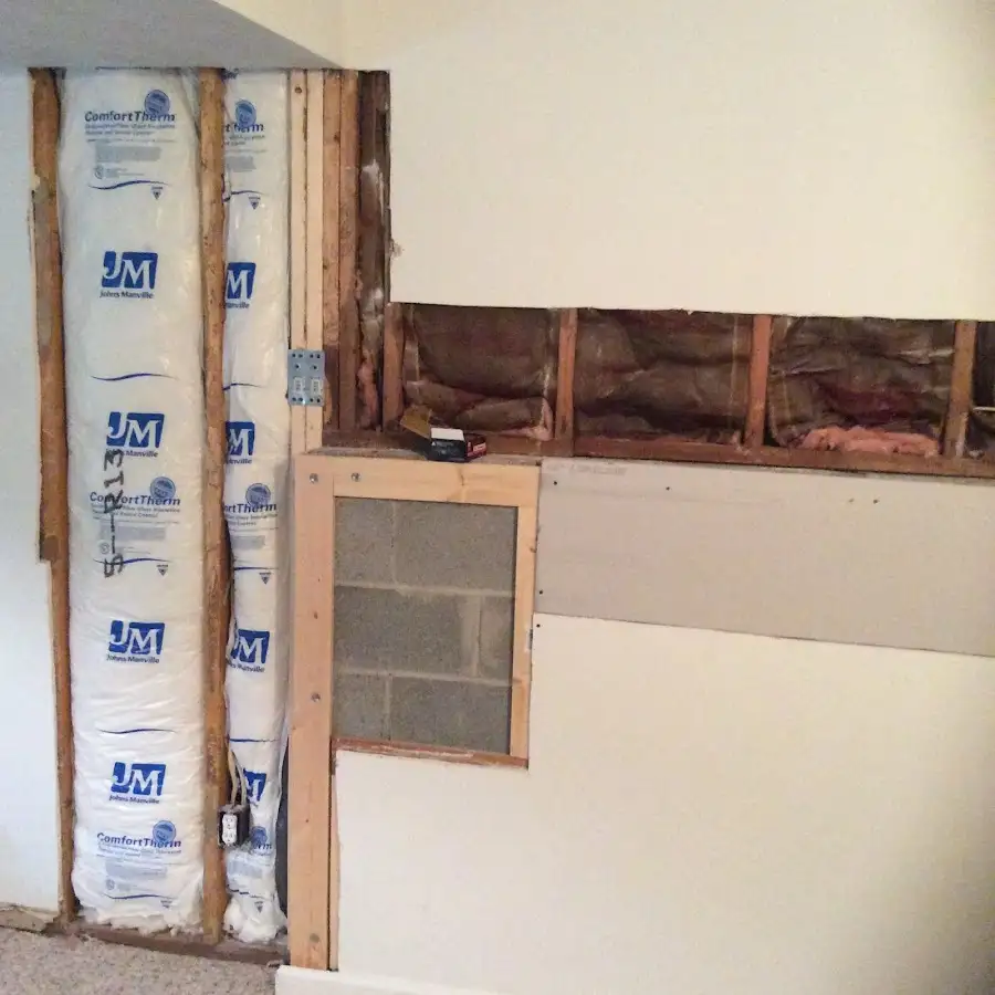 Wall insulation replacement during Contents Cleaning & Restoration in Sapulpa